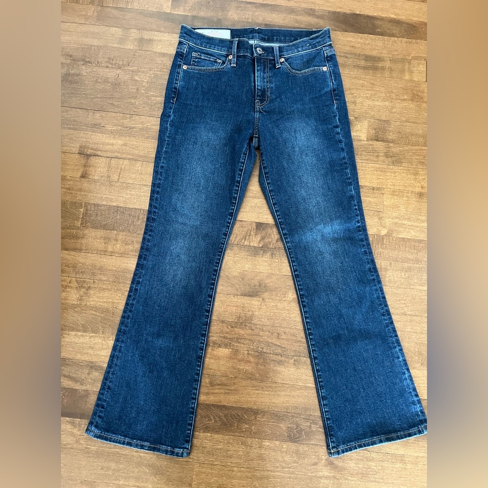 GAP Mid Rise Baby Boot Jean